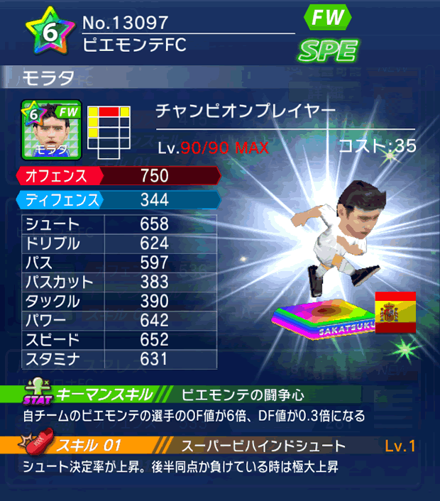 No.13097 モラタ【CPプレイヤー】