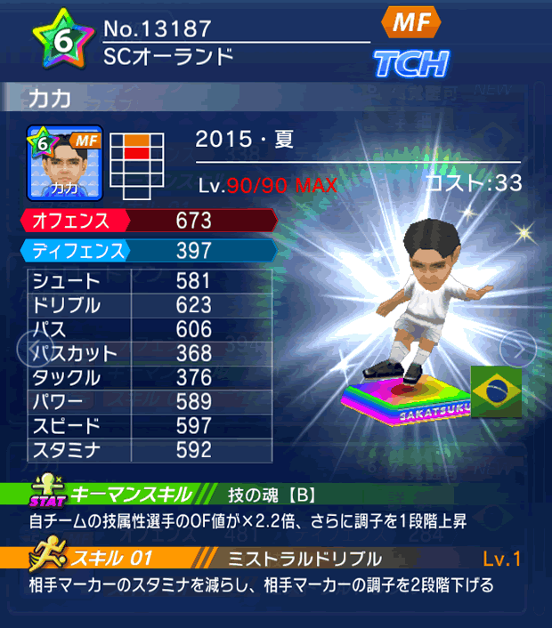 No.13187　カカ【15・夏】