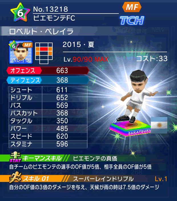 No.13218　ロベルト・ペレイラ【15・夏】