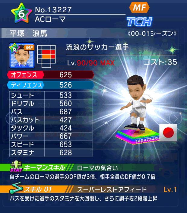 No.13227　平塚浪馬【00-01LL】