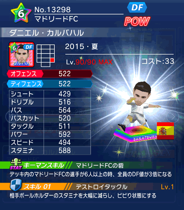 No.13298　ダニエル・カルバハル【15・夏】