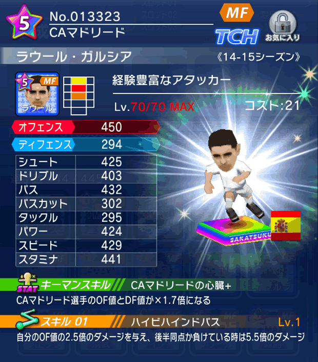 No.13323 ラウール・ガルシア【14-15】