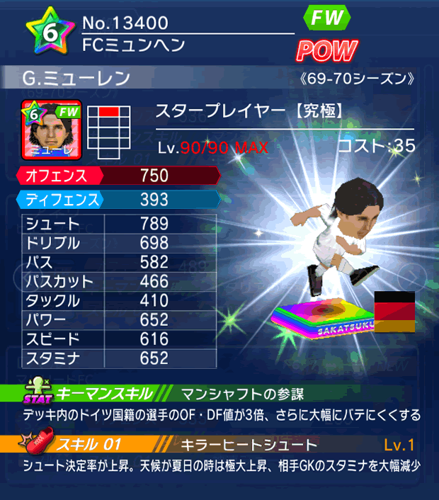 No.13400　G.ミューレン【究極・ST】