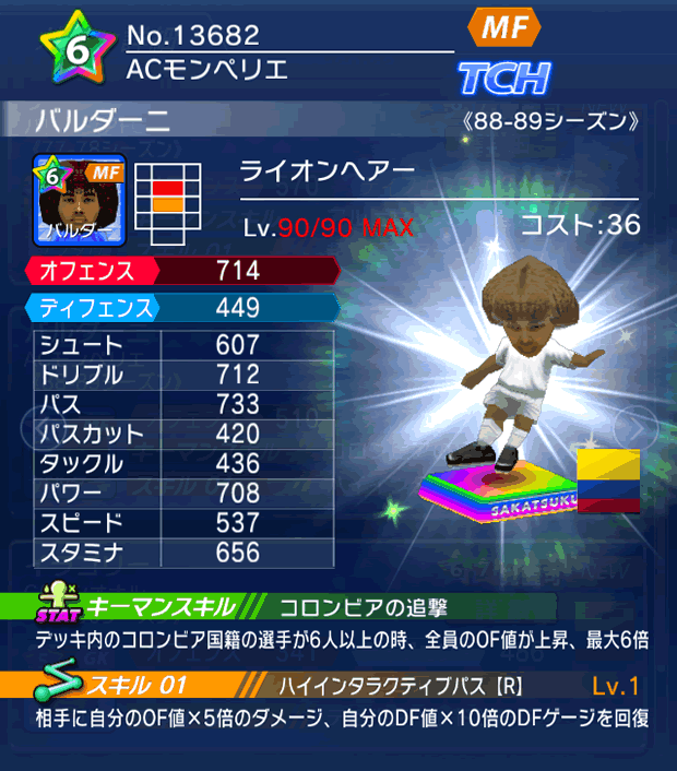 No.13682 バルダーニ【88-89LL】