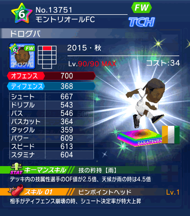 No.13751　ドログバ【15・秋】