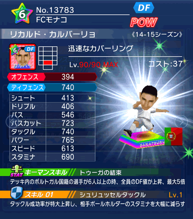 No.13783　リカルド・カルバーリョ【14-15】