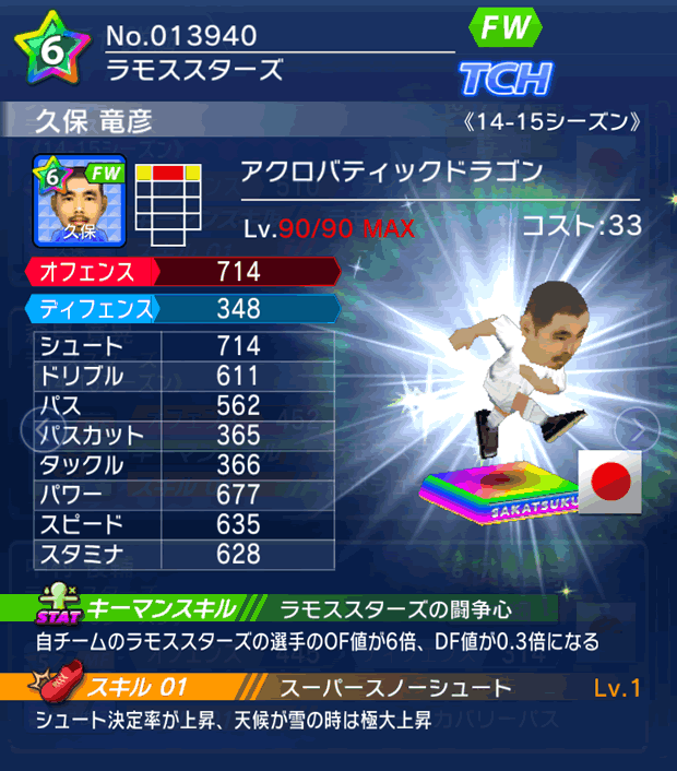 No.13940　久保竜彦【14-15】