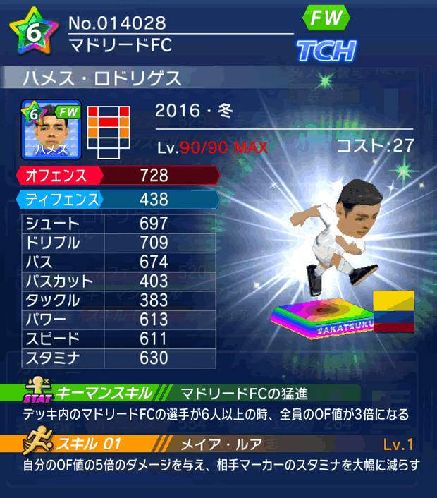 No.14028　ハメス・ロドリゲス【16・冬】