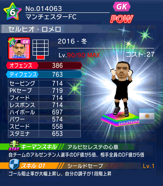 No.14063　セルヒオ・ロメロ【16・冬】