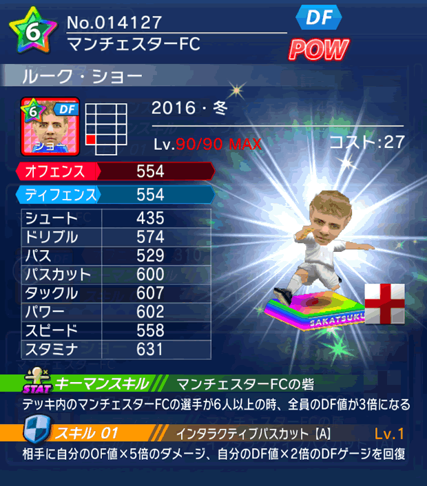 No.14127 ルーク・ショー【16・冬】