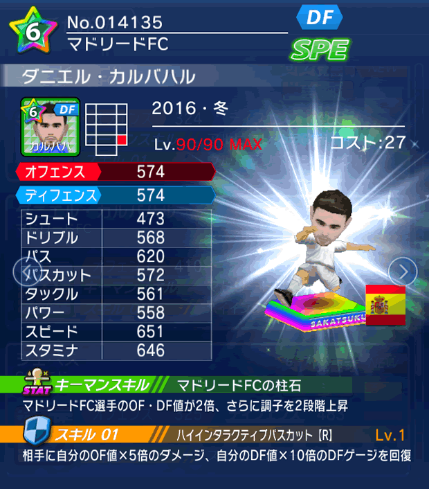 No.14135　ダニエル・カルバハル【16・冬】