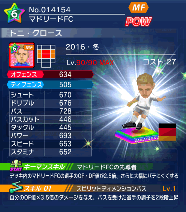 No.14154　トニ・クロース【16・冬】