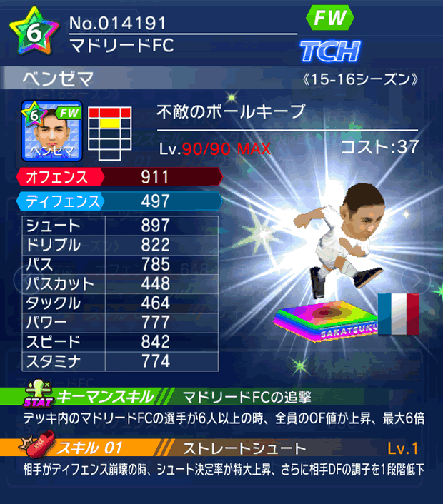 No.14191　ベンゼマ【15-16】