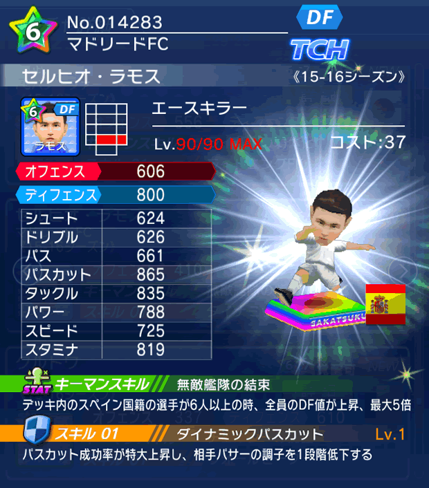 No.14283 セルヒオ・ラモス【15-16】