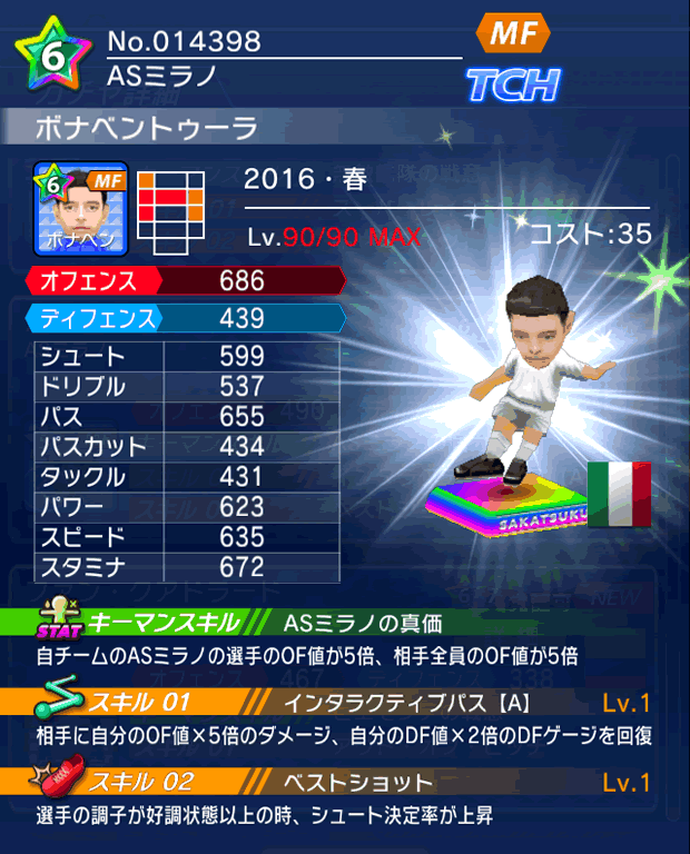 No.14398　ボナベントゥーラ【16・春】