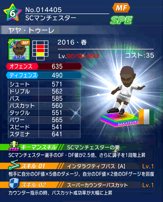 No.14405　ヤヤ・トゥーレ【16・春】