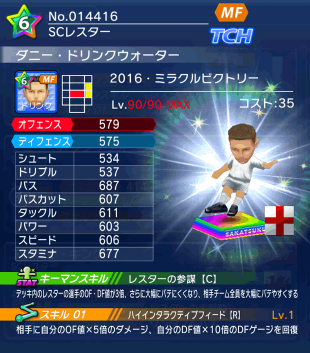 No.14416　ダニー・ドリンクウォーター【16・V】