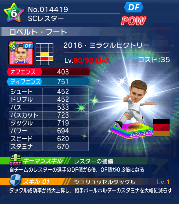 No.14419　ロベルト・フート【16・V】