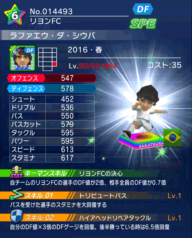 No.14493 ラファエウ・ダ・シウバ【16・春】