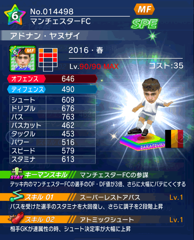 No.14498　アドナン・ヤヌザイ【16・春】