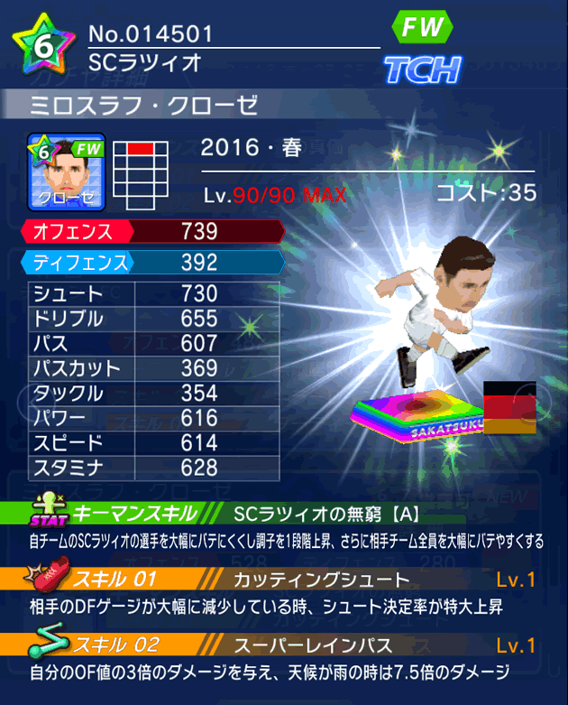 No.14501　ミロスラフ・クローゼ【16・春】