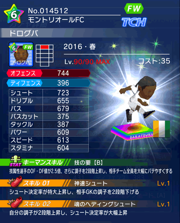 No.14512　ドログバ【16・春】