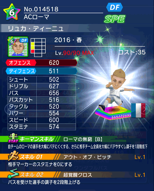 No.14518　リュカ・ディーニュ【16・春】