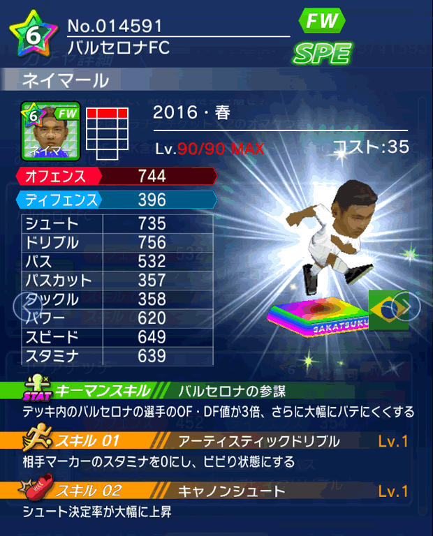 No.14591 ネイマール【16・春】