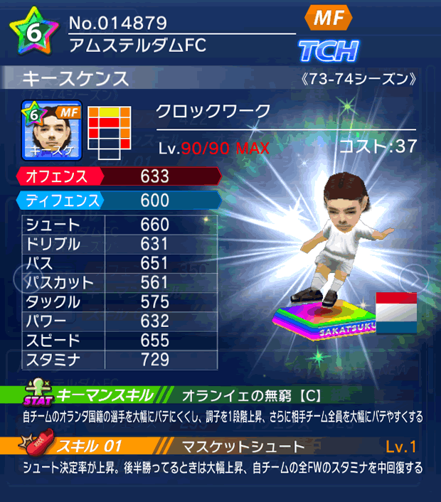 No.14879　キースケンス【73-74G】