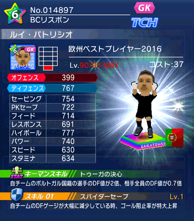 No.14897　ルイ・パトリシオ【EU・16】