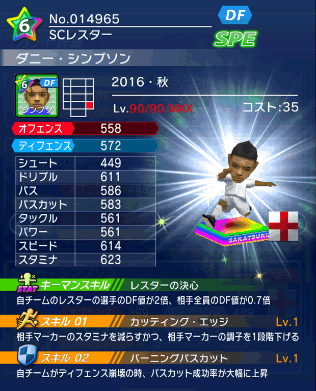 No.14965　ダニー・シンプソン【16・秋】