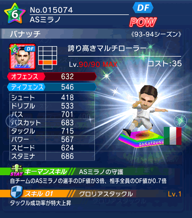 No.15074　バナッチ【93-94LL】