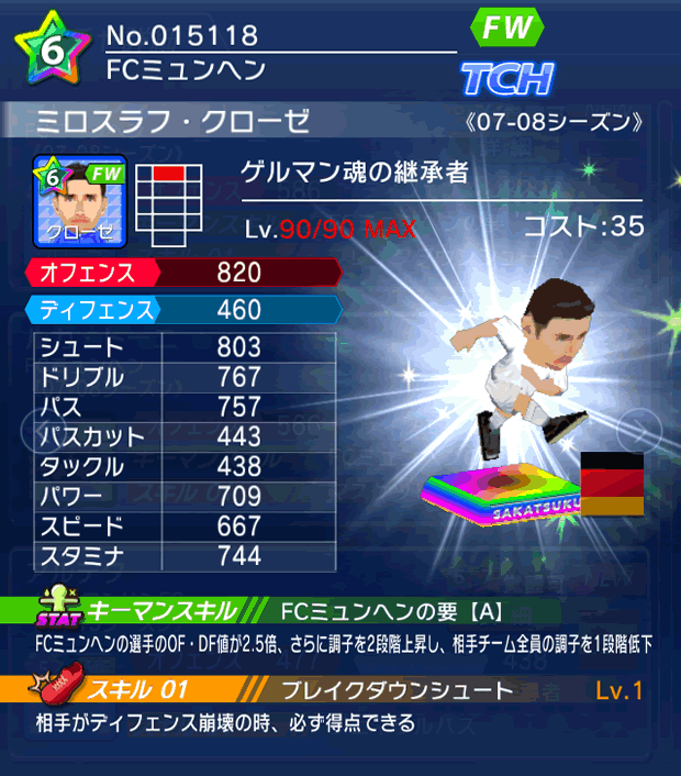 No.15118　ミロスラフ・クローゼ【07-08LS】