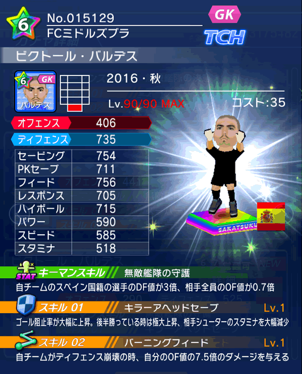 No.15129　ビクトール・バルデス【16・秋】