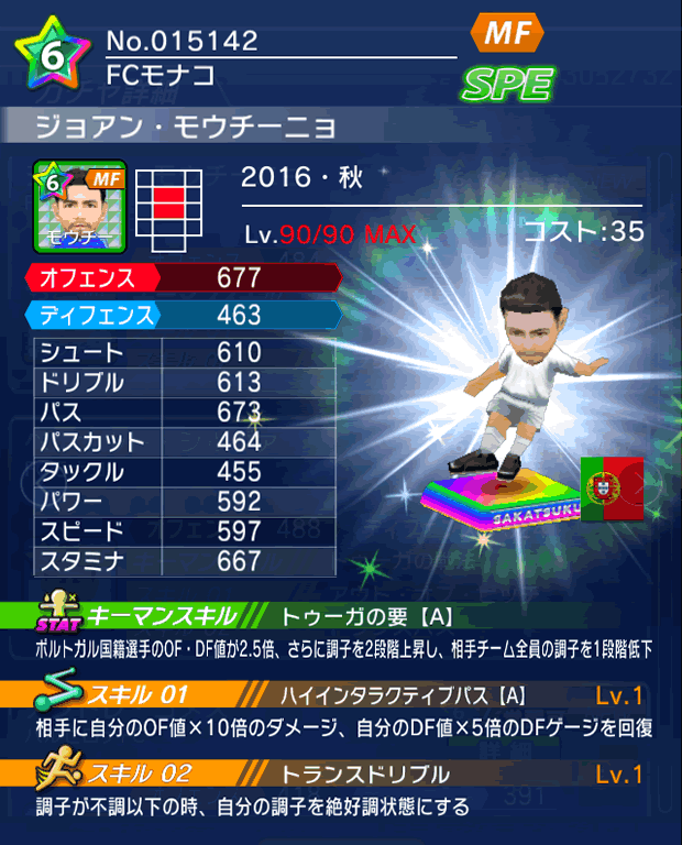 No.15142　ジョアン・モウチーニョ【16・秋】