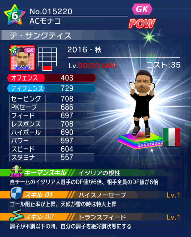 No.15220　デ・サンクティス【16・秋】