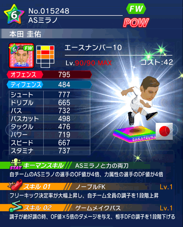 No.15248 本田圭佑【No.10】