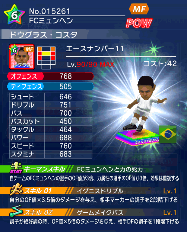 No.15261　ドウグラス・コスタ【No.11】