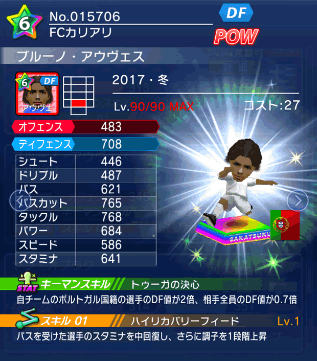 No.15706　ブルーノ・アウヴェス【17・冬】