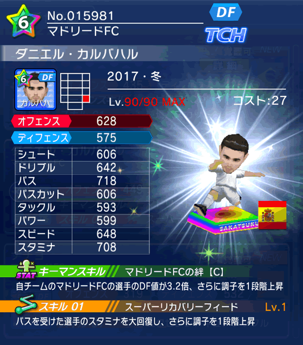 No.15981　ダニエル・カルバハル【17・冬】