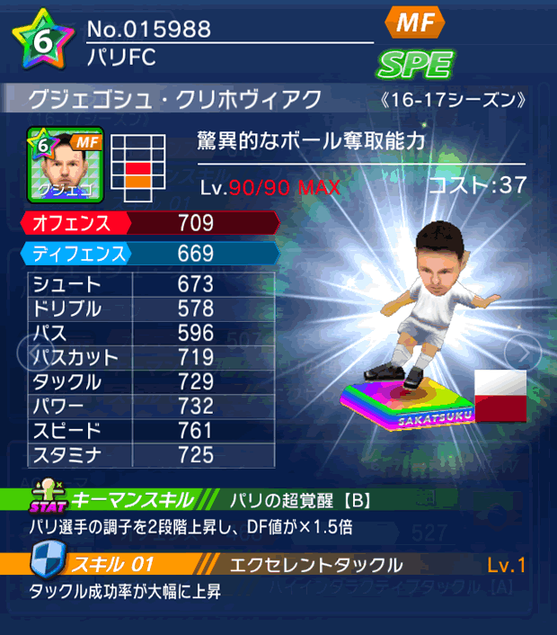 No.15988　グジェゴシュ・クリホヴィアク【16-17】