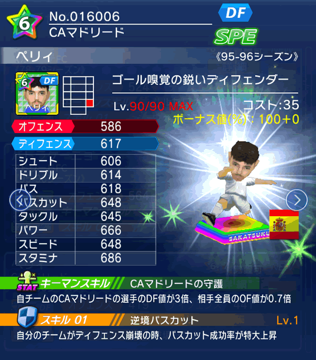 No.16006　ペリィ【95-96LL】