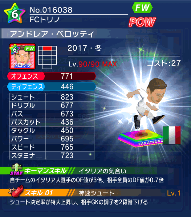 No.16038 アンドレア・ベロッティ【17・冬】