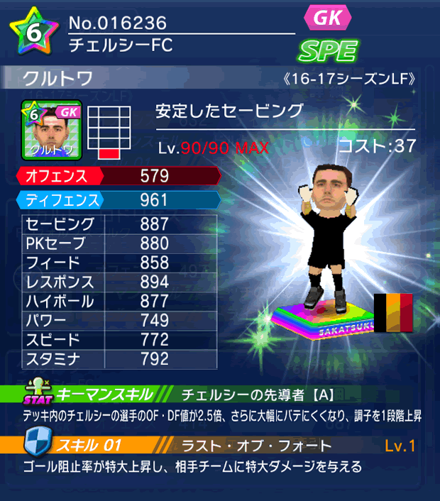 No.16236　クルトワ【16-17LF】