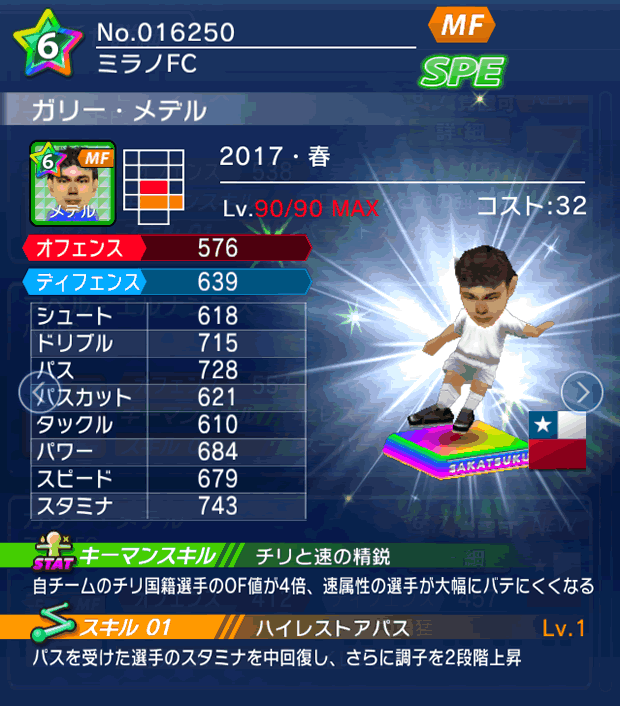 No.16250　ガリー・メデル【17・春】