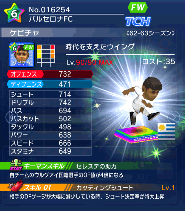 No.16254　ケビチャ【62-63LL】