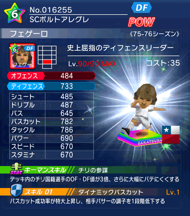 No.16255 フェゲーロ【75-76LL】