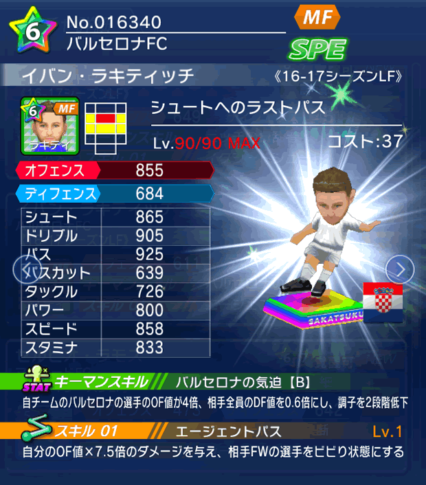 No.16340　イバン・ラキティッチ【16-17LF】