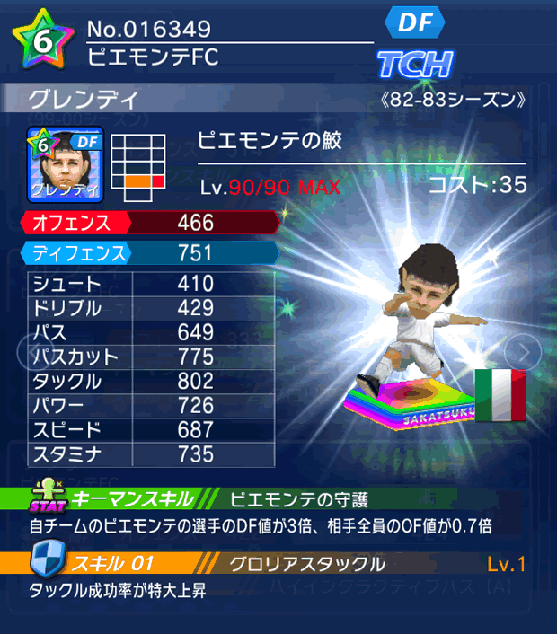 No.16349　グレンディ【82-83LL】