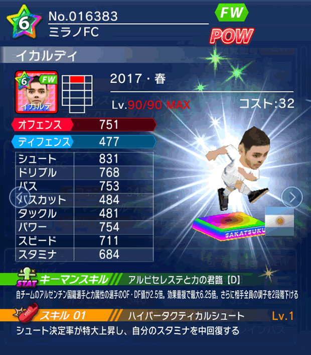 No.16383　イカルディ【17・春】